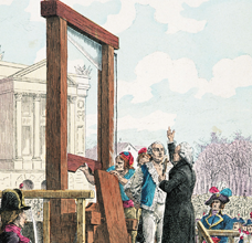 La guillotina: ¡Que le corten la cabeza!
