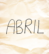 Calendario de un invisible abril