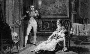 Divorcio de Napoleón Bonaparte y Josefina por los artistas Bosselman - Chasselat