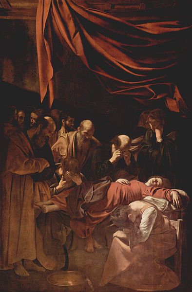 Michelangelo Merisi da Caravaggio, Muerte de la Virgen, 1606.