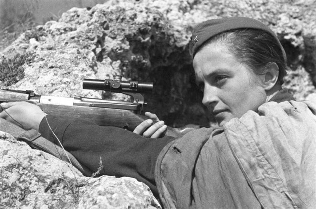 Lady muerte:  la francotiradora rusa