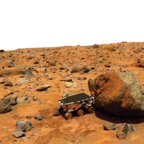 Foto de Marte tomada por la NASA. Uno de los proyectos en los que trabajo Donna Shirley
